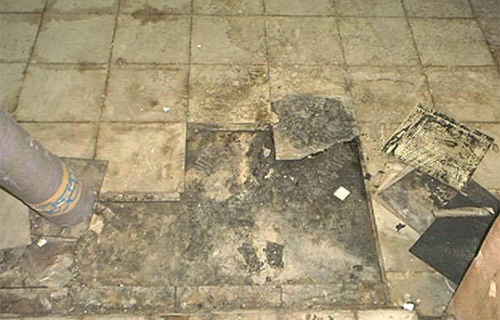 how to recognize asbestos floor tiles